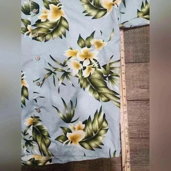 DOLPHINO OUTFITTINGS HAWAII STYLE  MEN'S SHIRT SIZE XL NATURAL BUTTONS - Picture 6 of 6